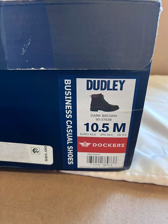 Dockers Men\'s Dudley Casual Dark Brown Cap Toe Lace Up Boot Size 10.5 - P1 main image 8